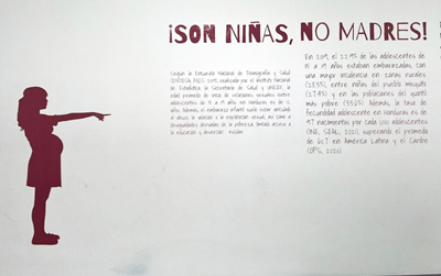 Foto 2. Son niñas, no madres