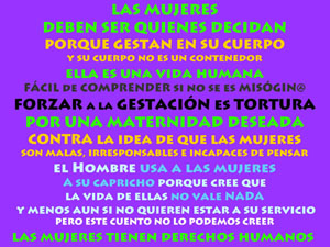 Por una maternidad deseada