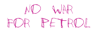 Basta de guerra por petr&oacute;leo